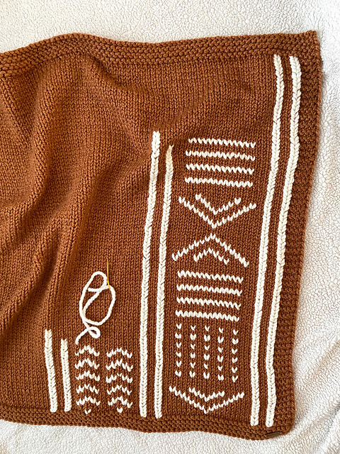 The Bogolan Blanket (knit)