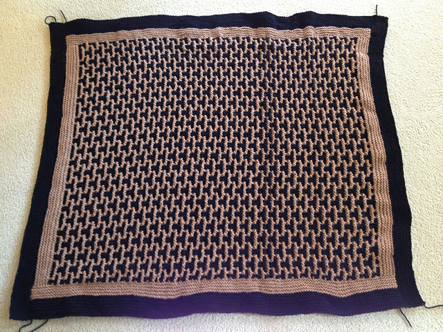 Cozy Mosaic Lap Throw