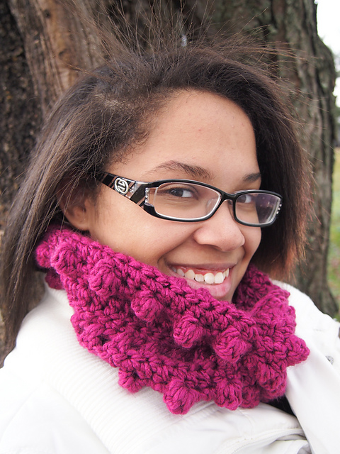 One Skein Bumpy Cowl