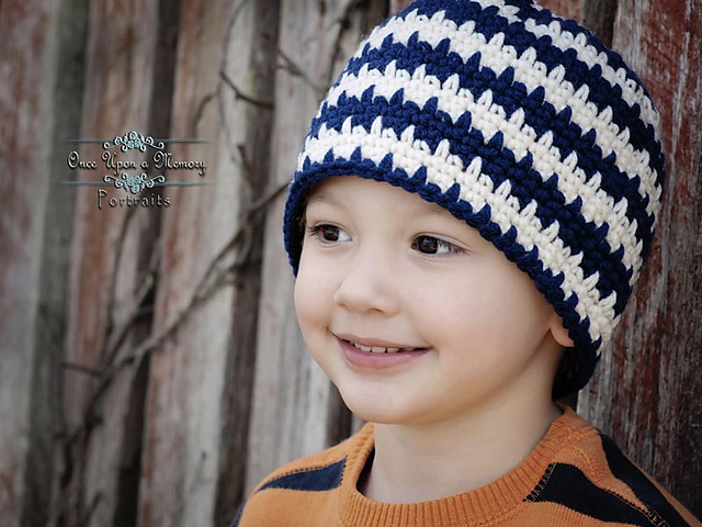 Spiky Stripes Beanie