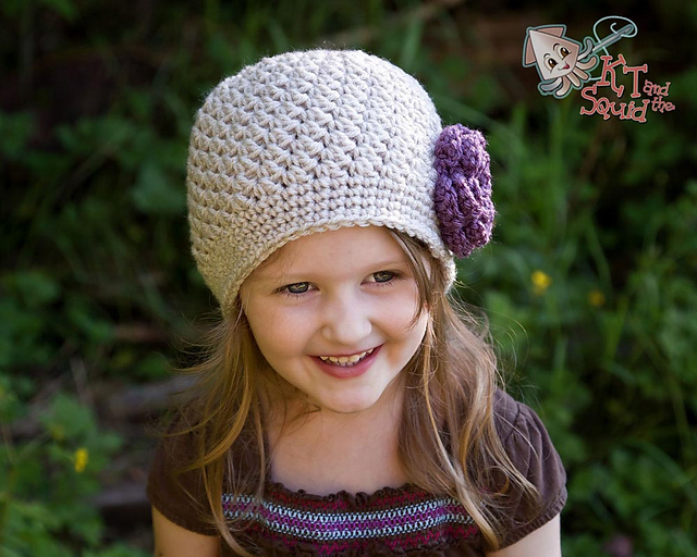 Hannahs Flower Beanie