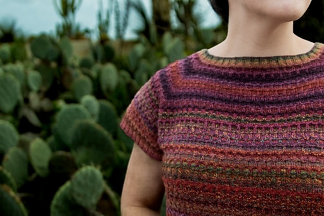 Ravelry: Cactus Garden Raglan pattern by Chuffed Crow Creations
