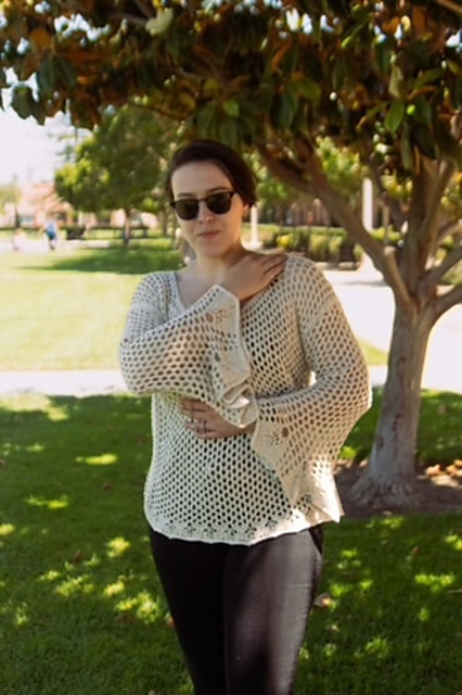 Ravelry: Rose Garden Sweater pattern by Chuffed Crow Creations