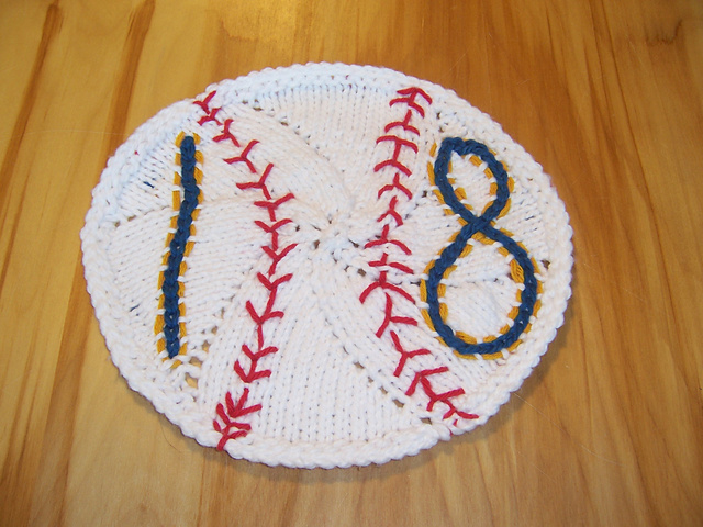 The Baseball Washcloth