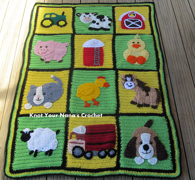 Farm Blanket (minus appliques)