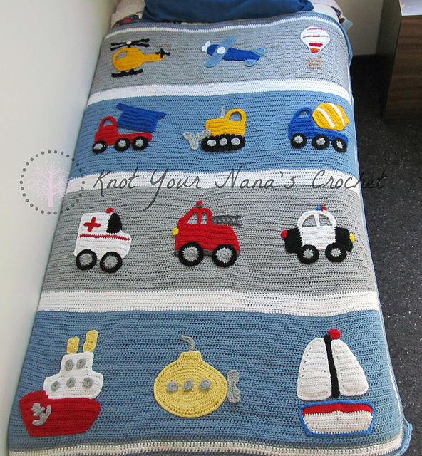 Boys Will Be Boys Blanket (Without Appliques)