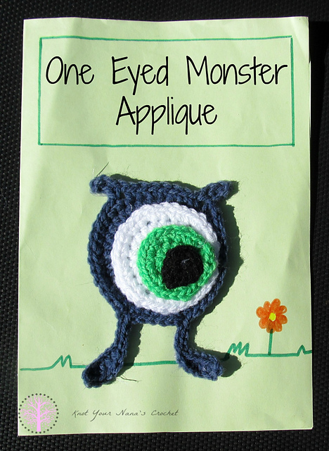 One Eyed Monster Applique