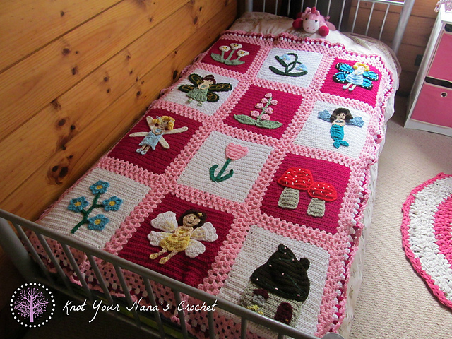 Fairy Garden Blanket (Excluding Appliques)