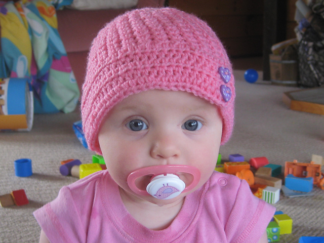 Modified Pineapple Stitch Beanie