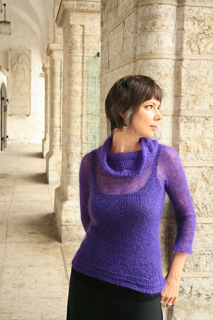 Simple mohair sweater
