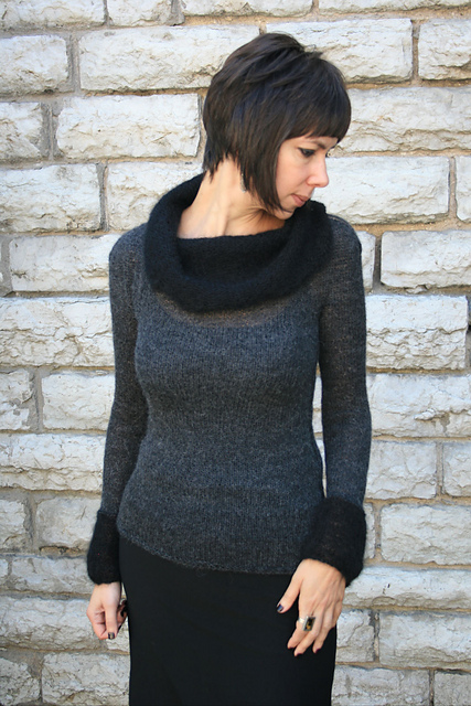 Alpaca and mohair sweater