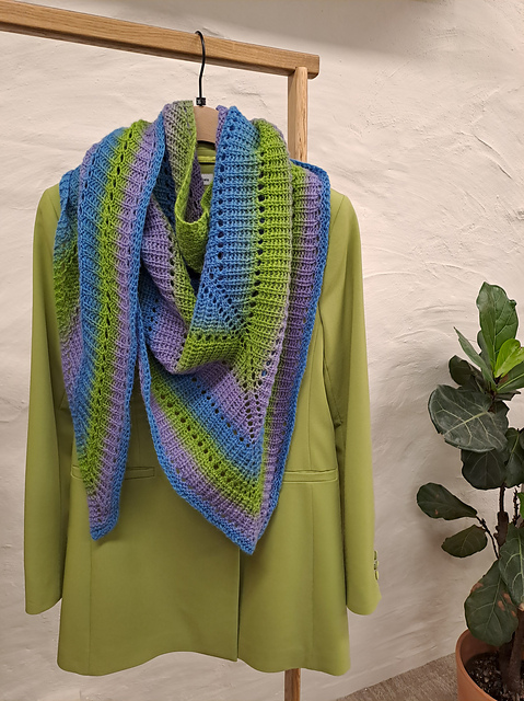 Lavender shawl