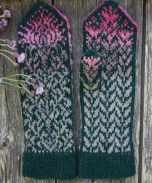 Thistle Mittens