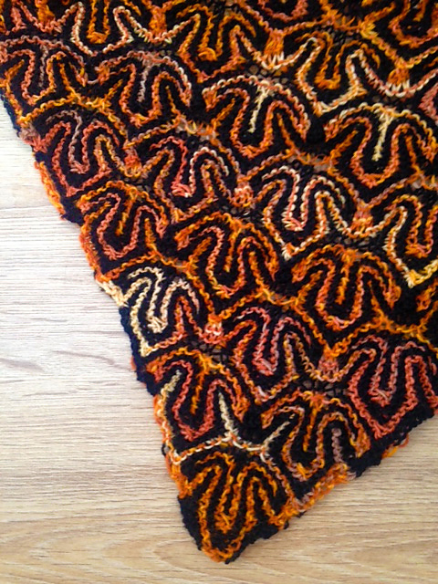 Maple Leaves Shawl