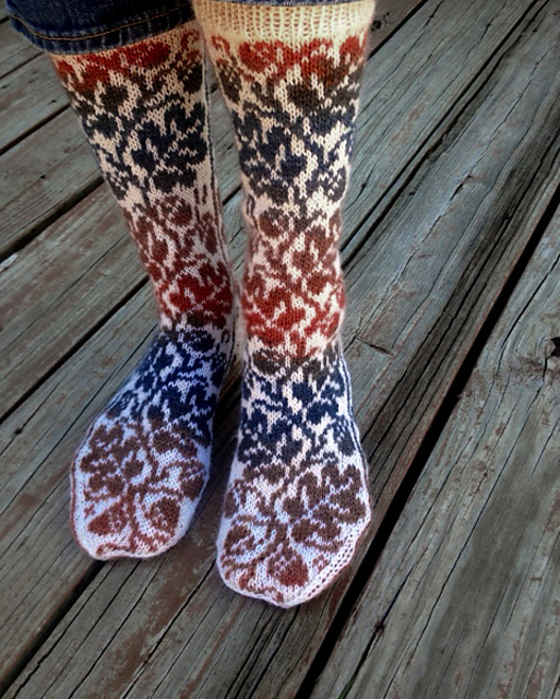 Oaks and Acorns Socks