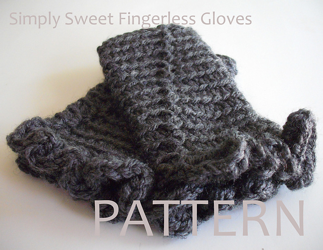 Simply Sweet Fingerless Gloves