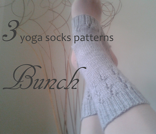 hand knit yoga socks