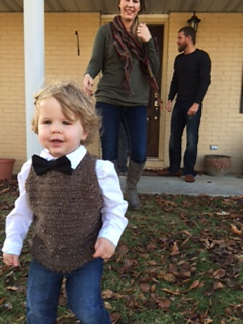 Toddler Classic Crochet Vest