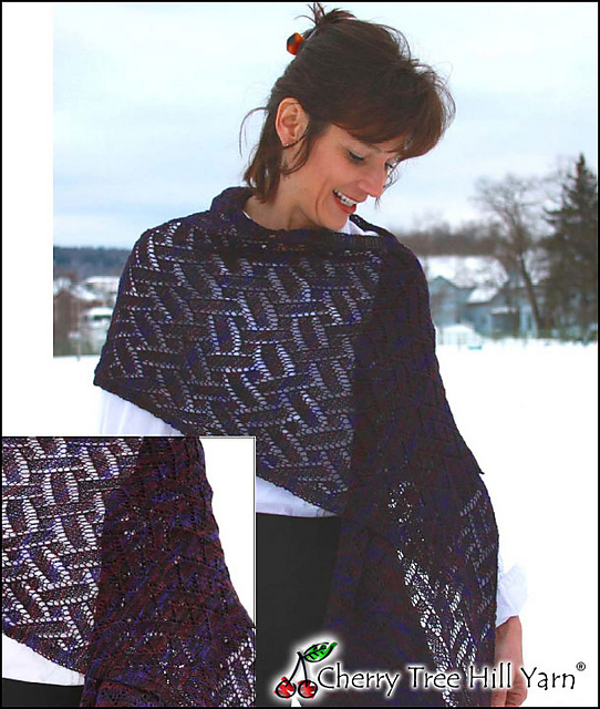 Lattice Lace Stole