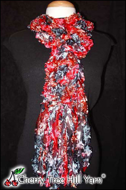 Fringe Ribbon Accessory Scarf