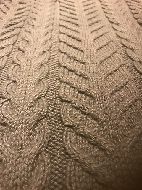 Surf & Turf Cabled Baby Blanket