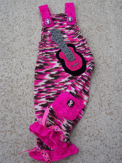 Knit Baby Overalls