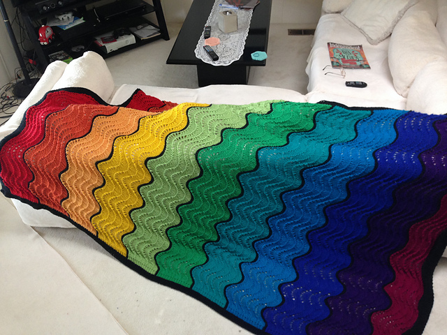 Rainbow Coverlet