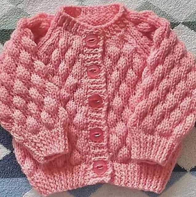 Blackberry Baby Cardigan