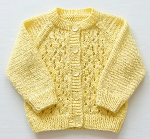 Eyelet Baby Cardigan