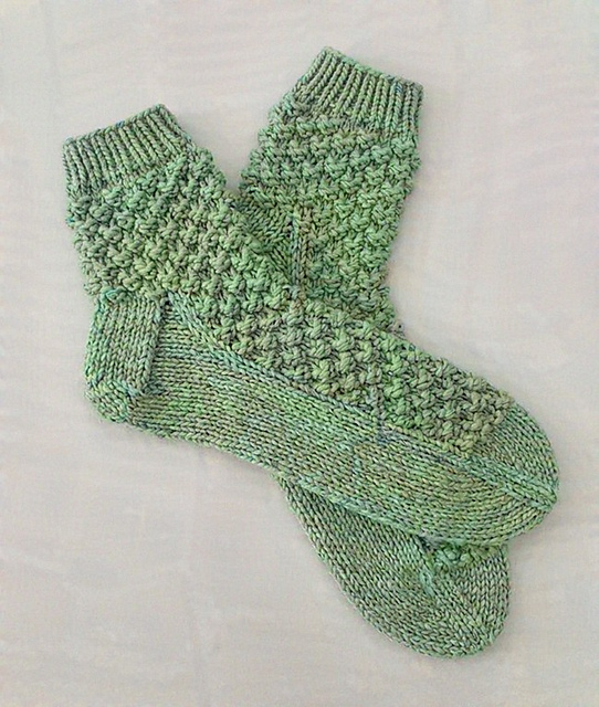 Double Moss Socks