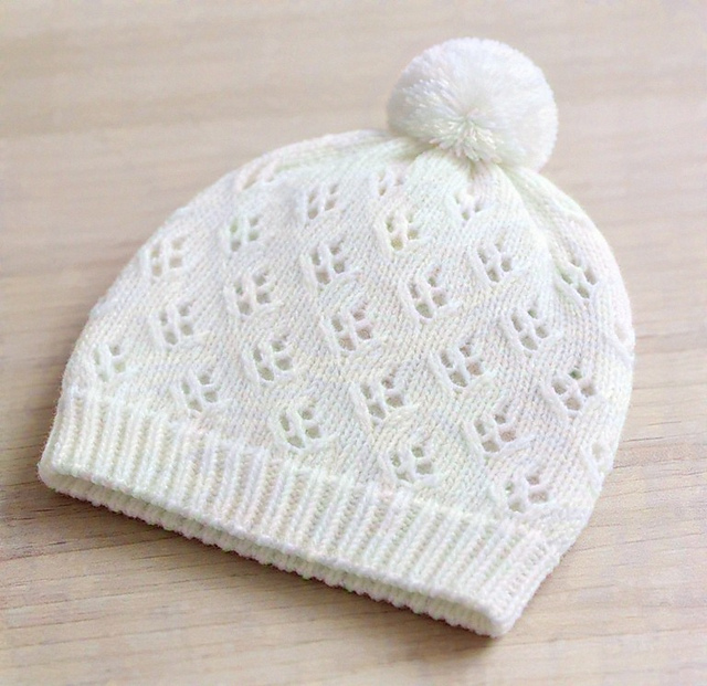 Quatrefoil Baby Hat