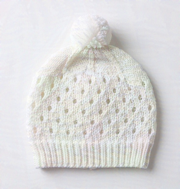 Eyelet Baby Hat