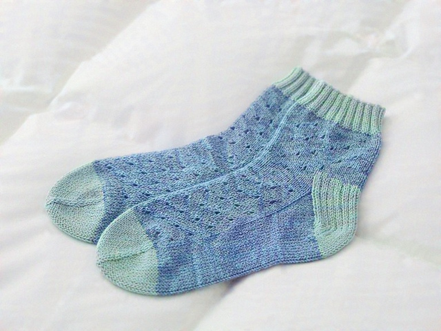 Eyelet socks