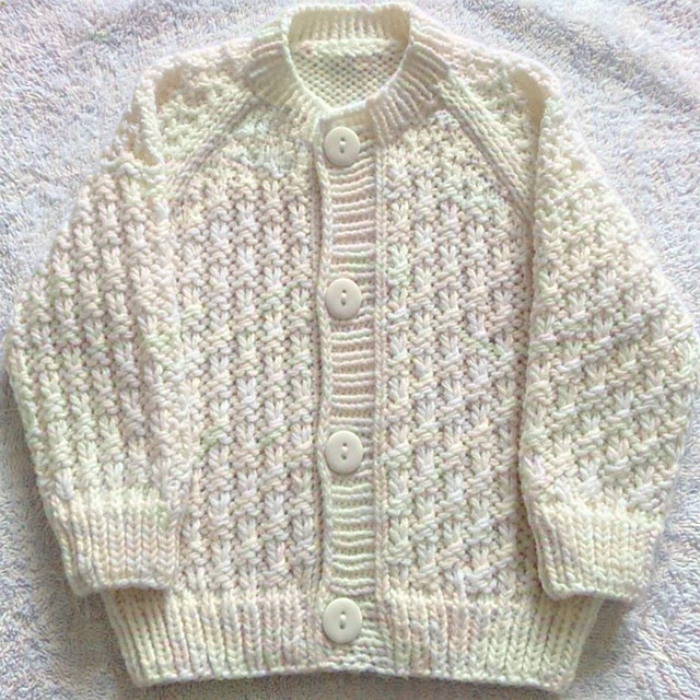 Raindrop Baby Cardigan