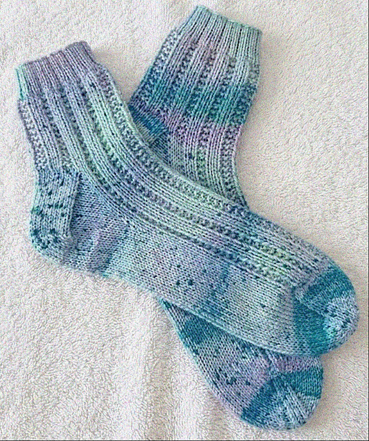 Garter Rib Socks