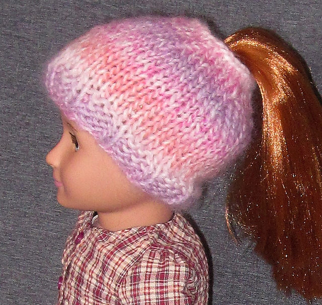 American Girl Messy Bun Hat