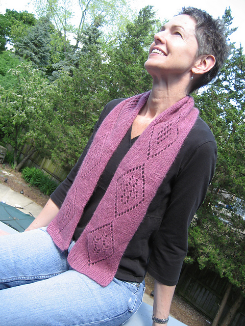 Learn to Lace Sampler Scarf