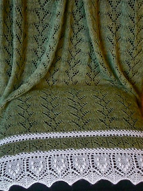 April Showers May Flowers Lace Afghan