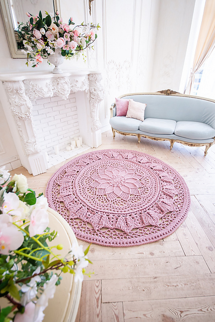 Ravelry: Rug LaceLina pattern by Tatiana Ryazanova