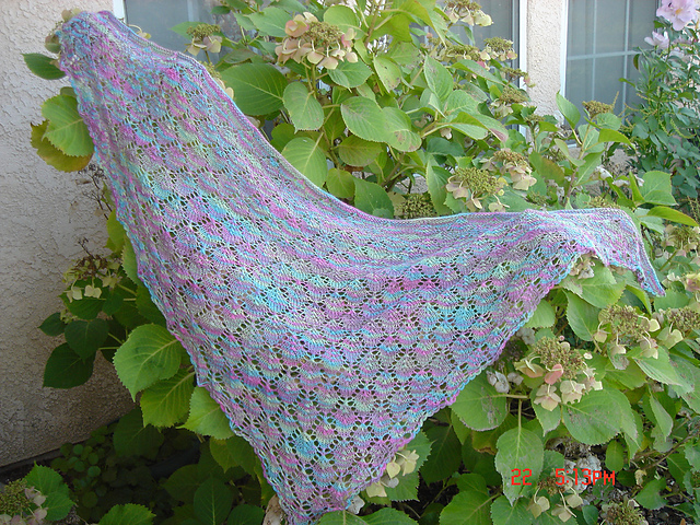Shetland Floss Shawl