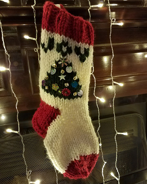 Easy Bulky Christmas Stocking