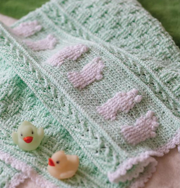 Baby Feet Baby Blanket