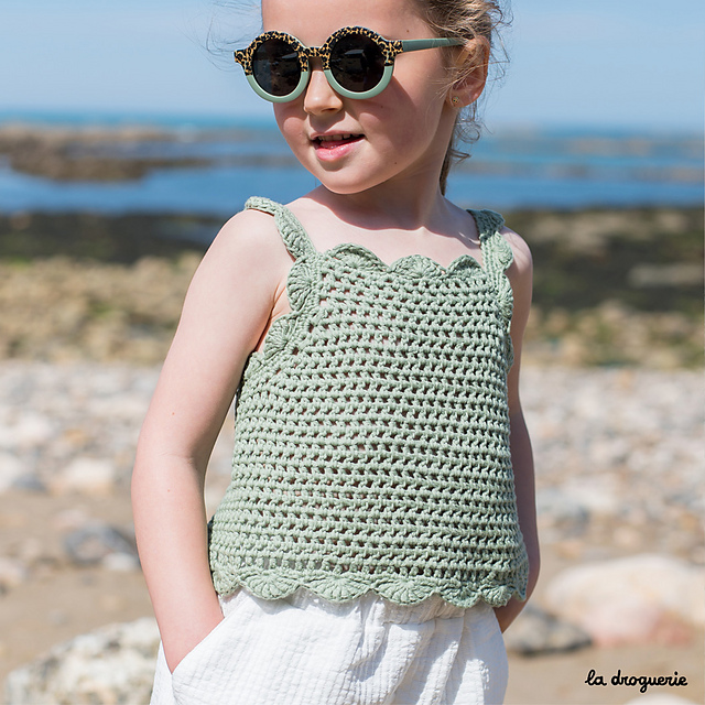 Débardeur enfant Passage des coquillages