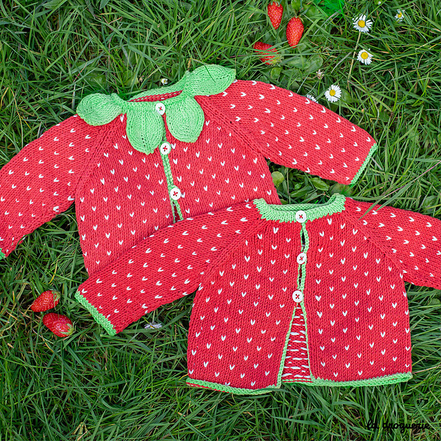 Cardigan Ah la fraise
