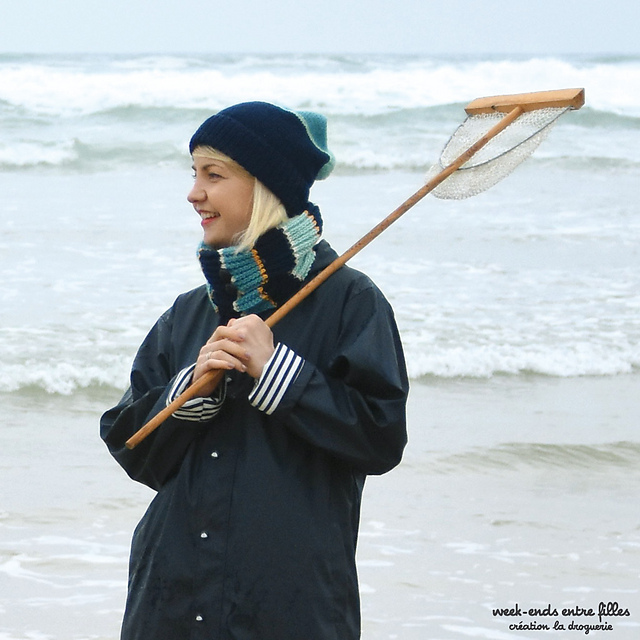Snood en fausses côtes anglaises