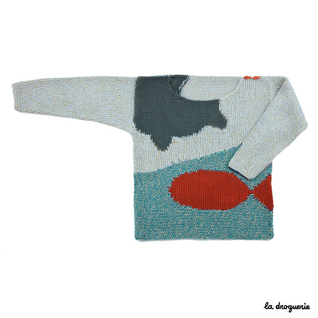 Pull le chat attrape le poisson