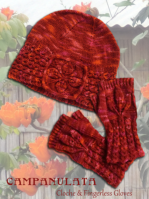 Campanulata Cloche & Fingerless Gloves