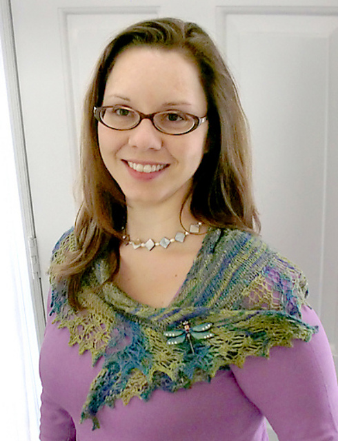 Mawata Lilies Shawlette