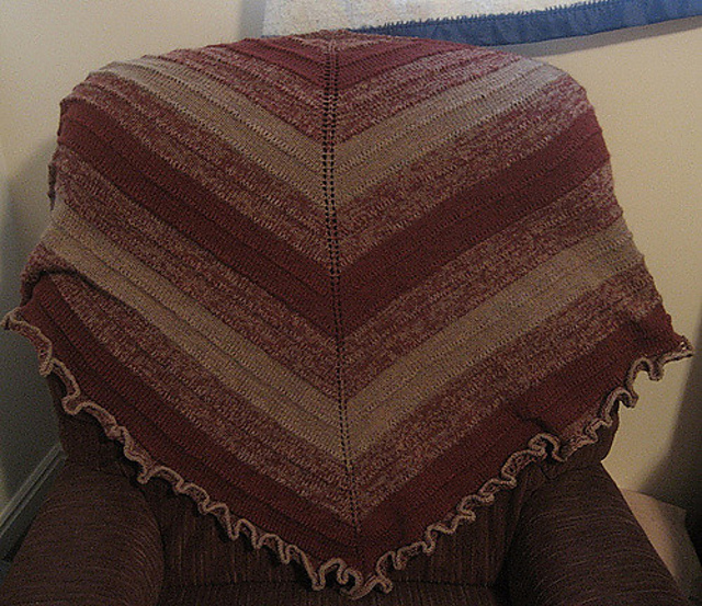 Sunset Trail Shawl