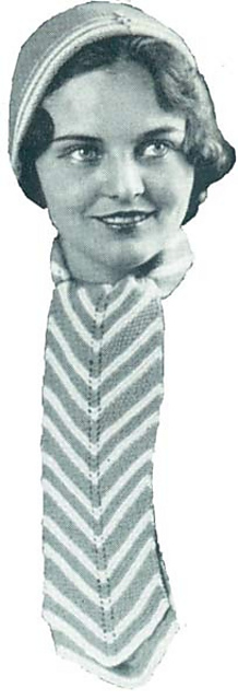1930 Mitered Scarf
